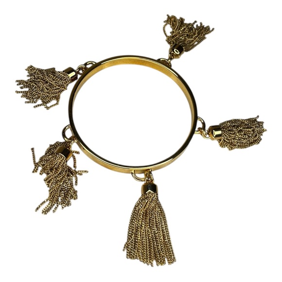 Burberry Prorsum Tassel Bangle Bracelet W/ Box And Dust Bag
